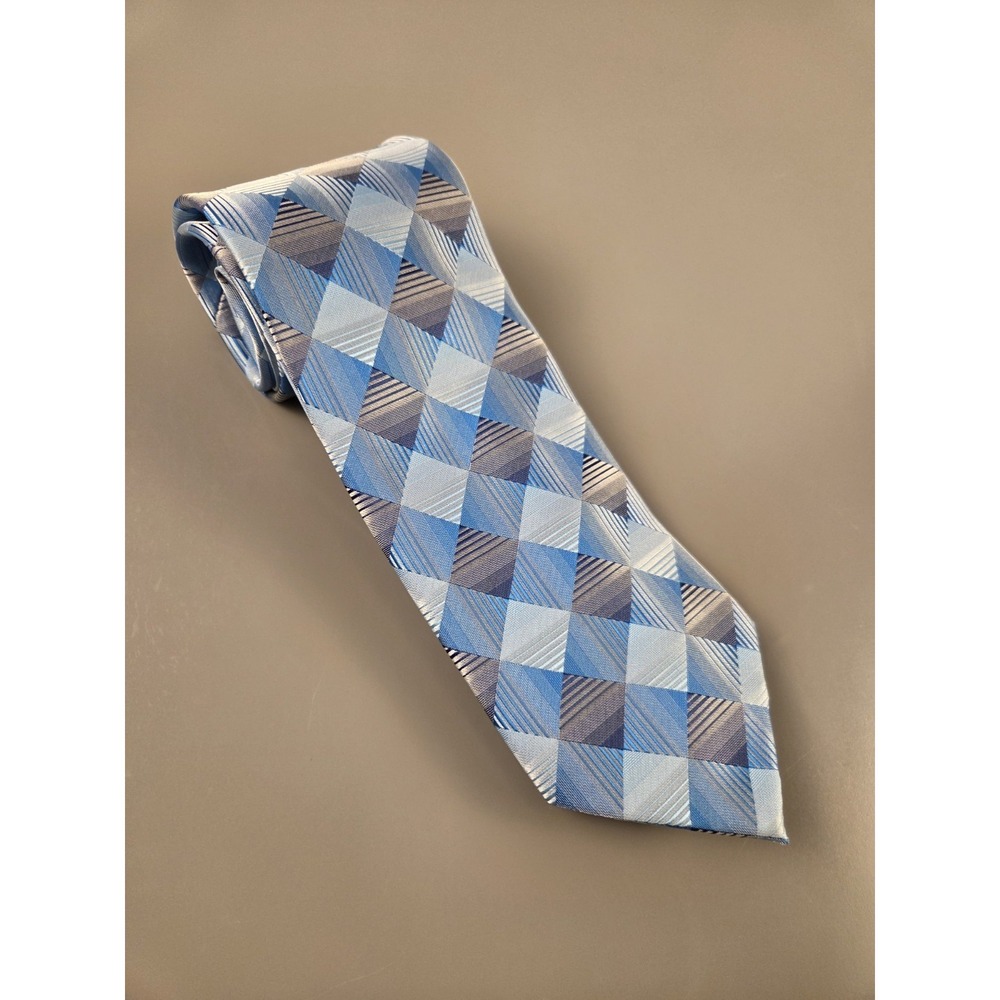 Mens Tie Stafford Essentials 100% Polyester Hand Made New